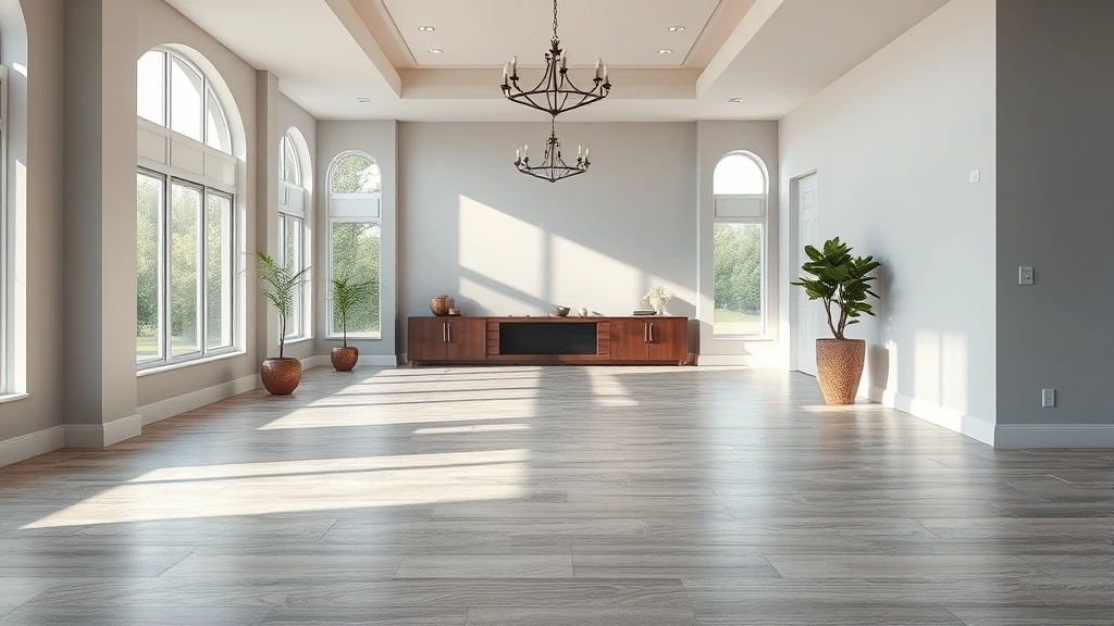 Flooring installation in a modern home in Warrenville, IL.