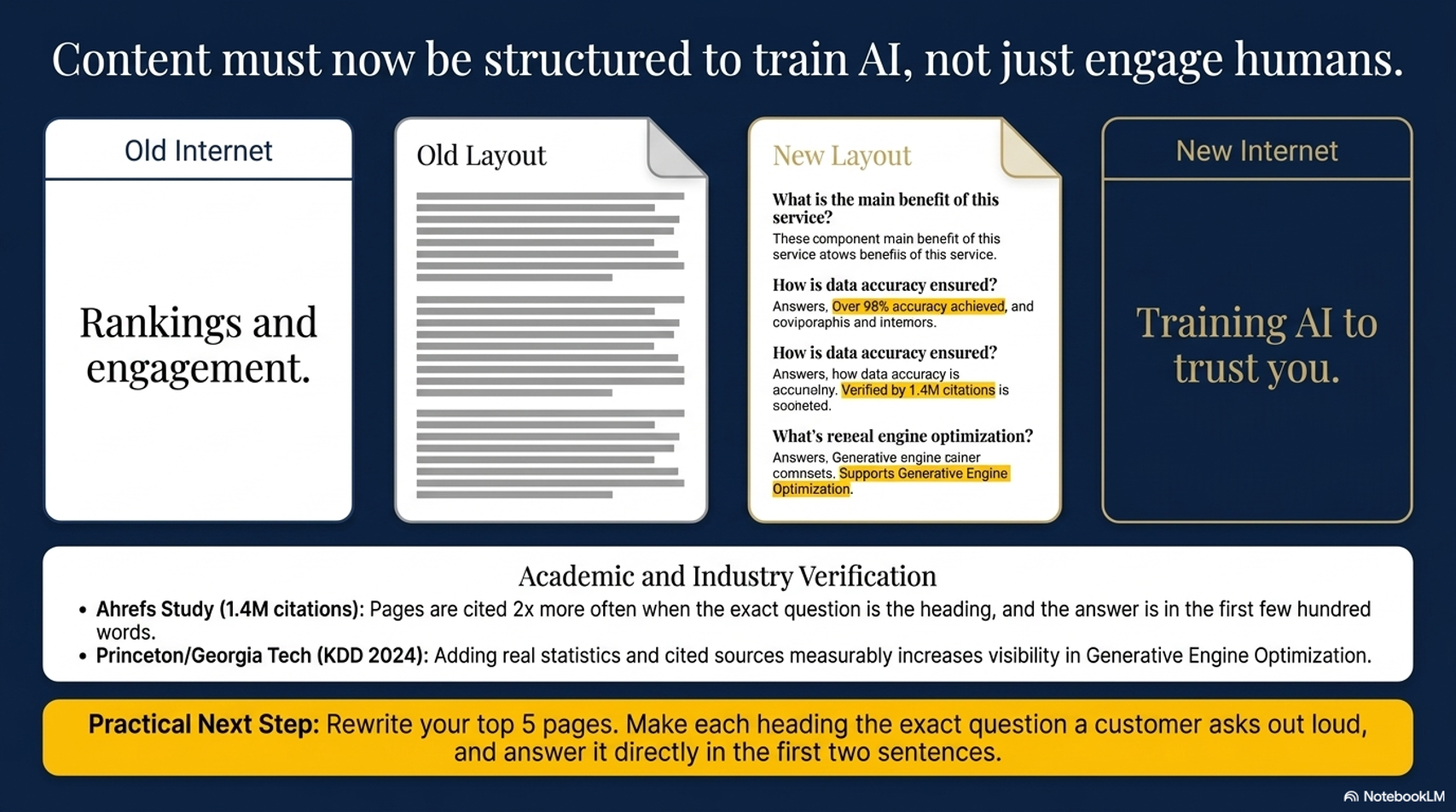 Content structured for AI Content structured for AI