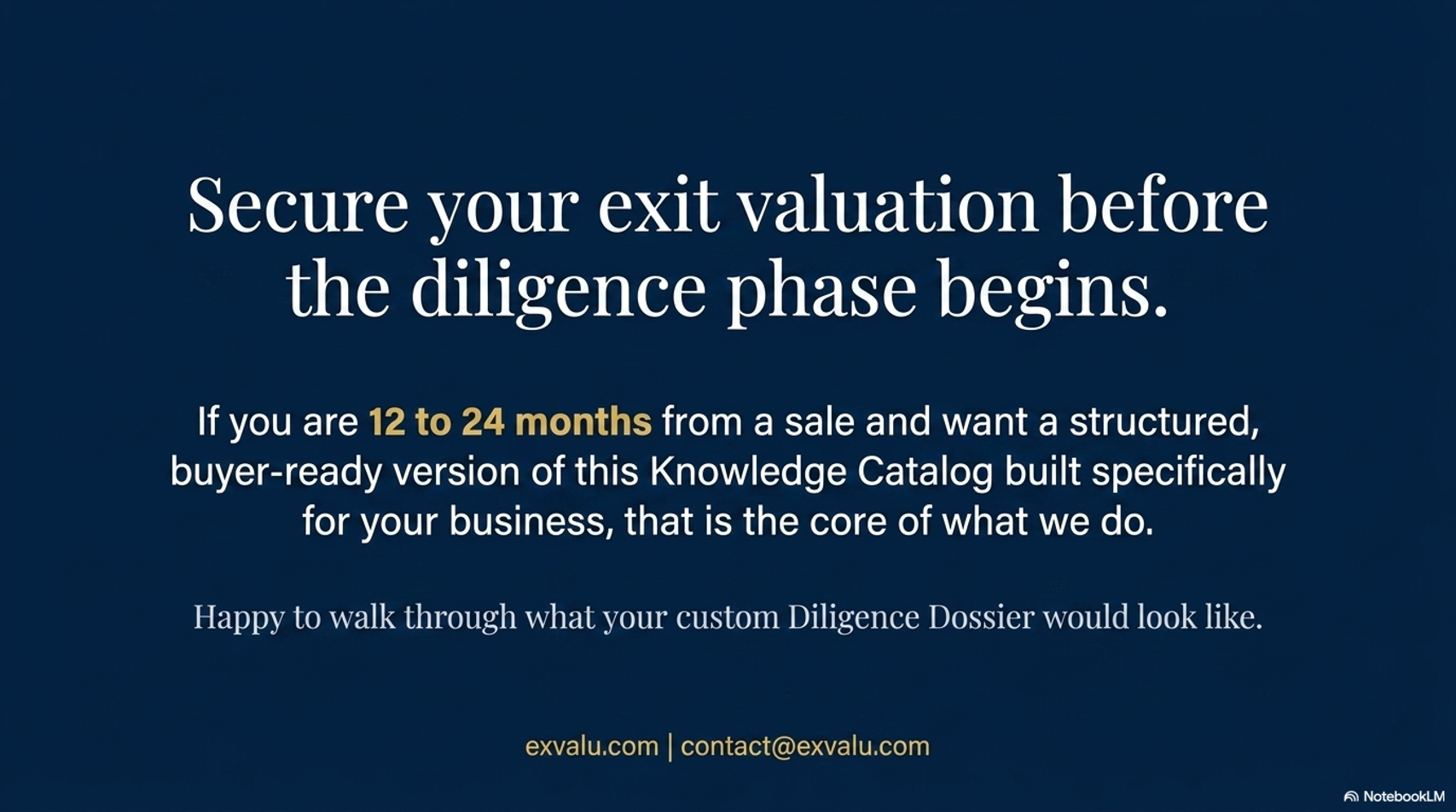 Exit Valuation Exit Valuation