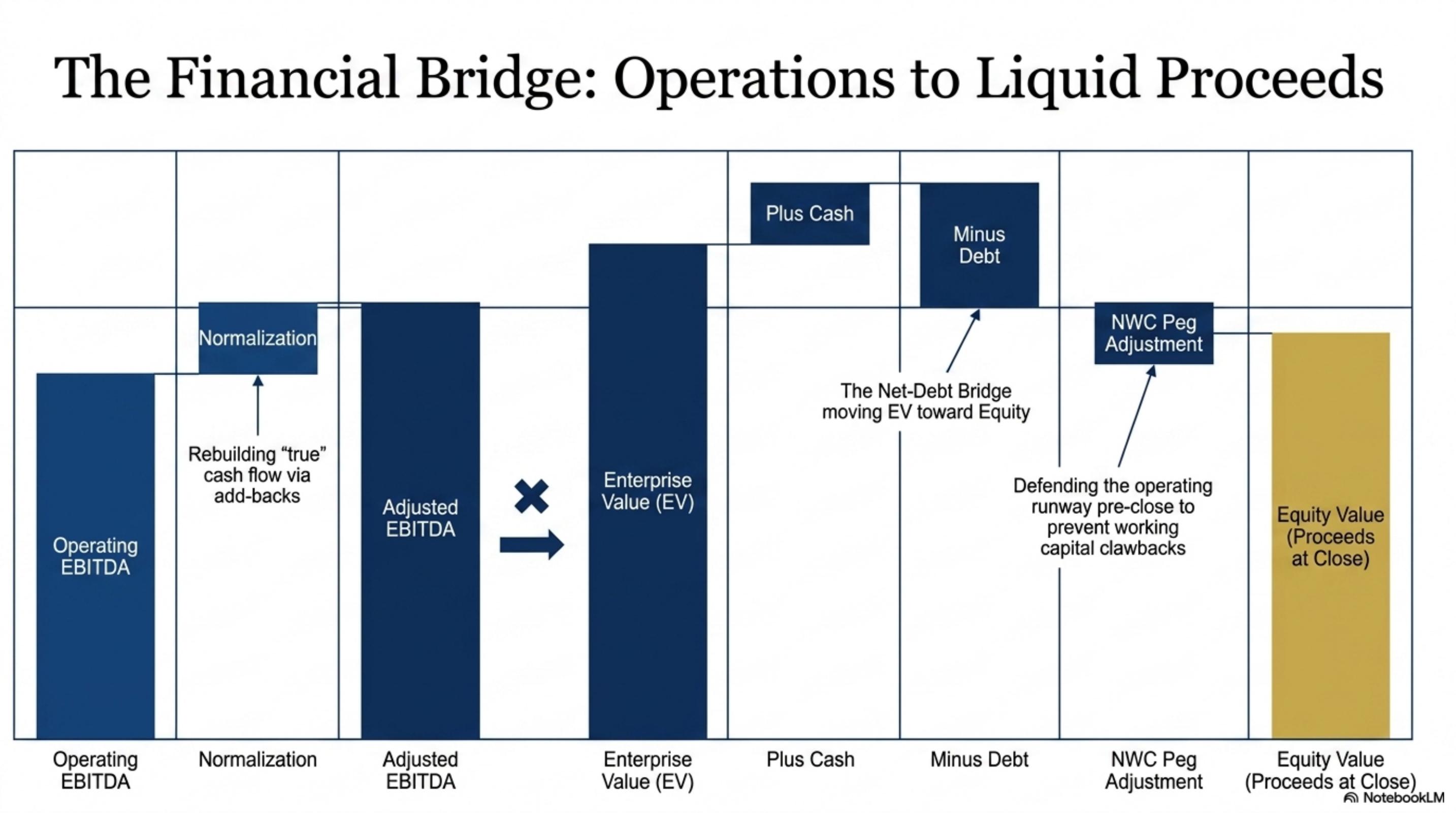 The Financial Bridge: Operations to Liquid Proceeds The Financial Bridge: Operations to Liquid Proceeds