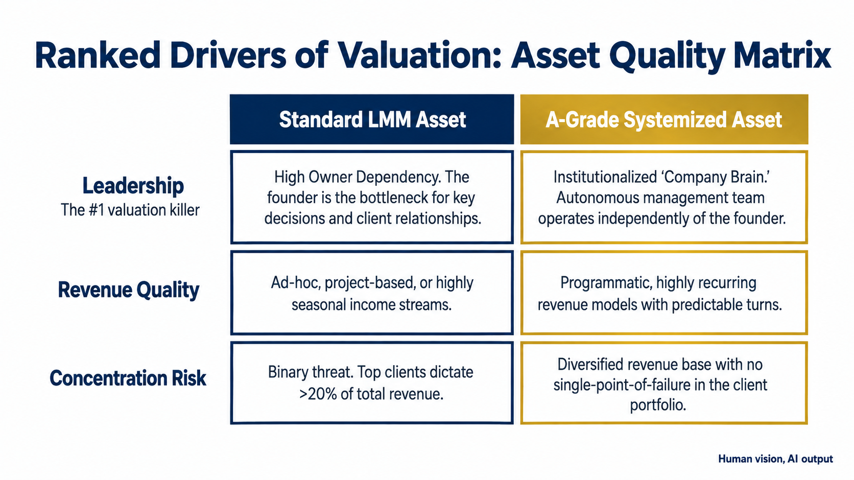 Quality Matrix Quality Matrix