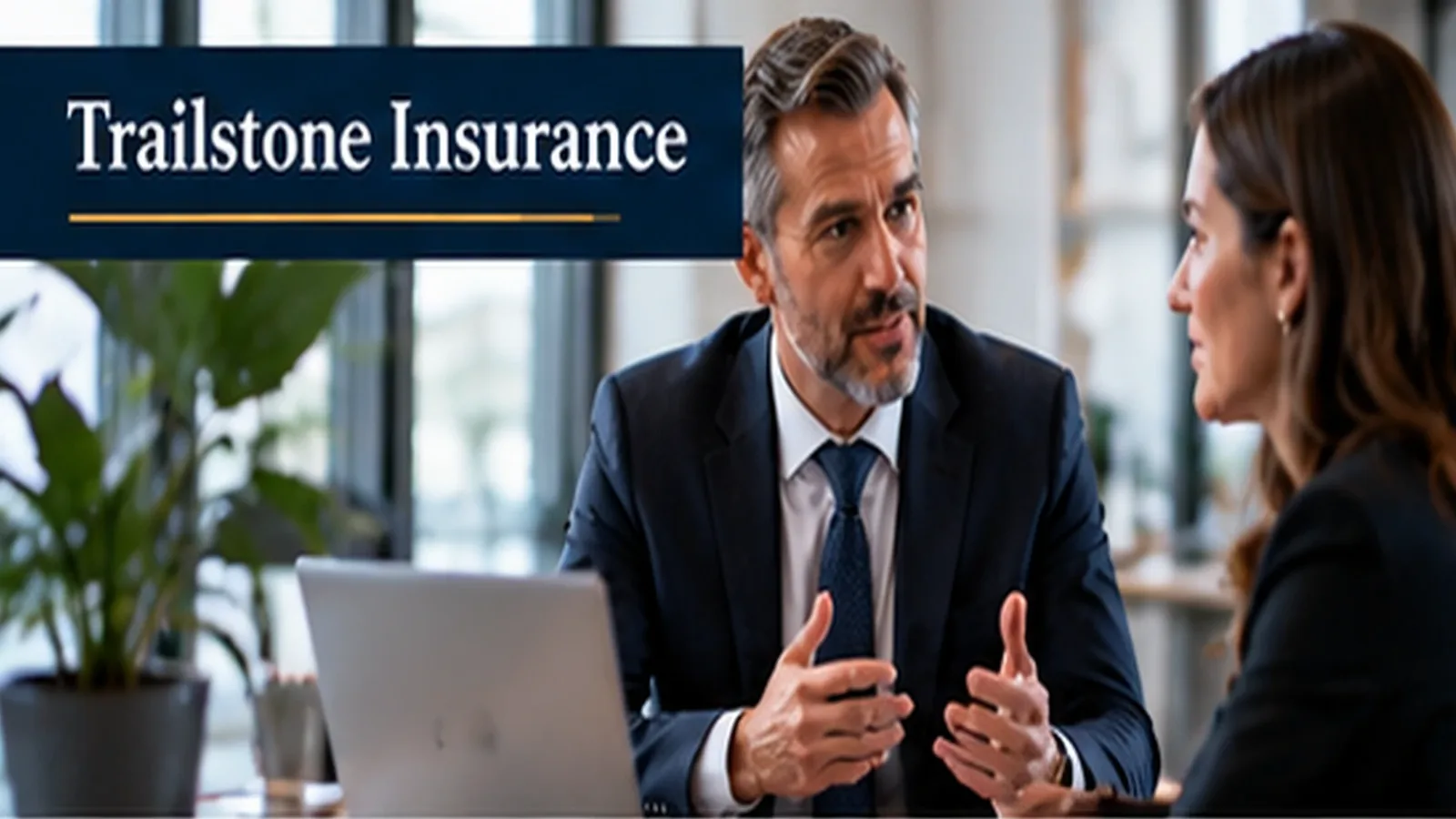 Illustrative AI-generated scene for the Trailstone Insurance case study