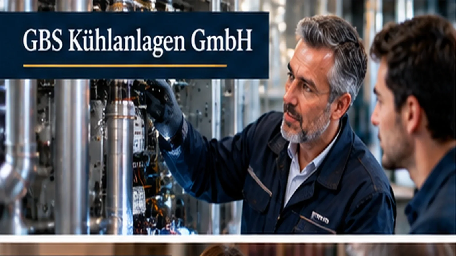 Illustrative AI-generated scene for the GBS Kühlanlagen GmbH case study