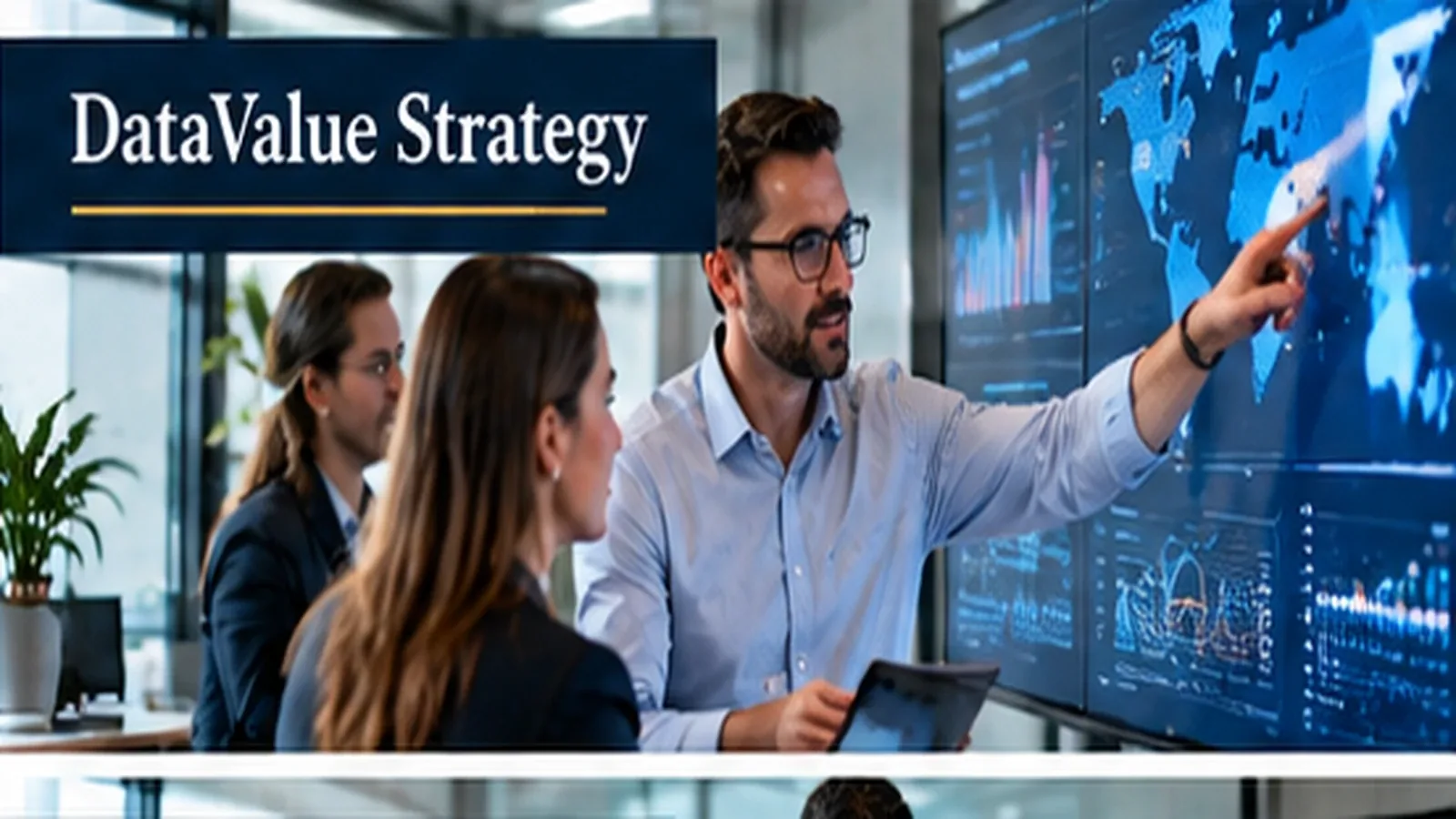 Illustrative AI-generated scene for the DataValue Strategy case study