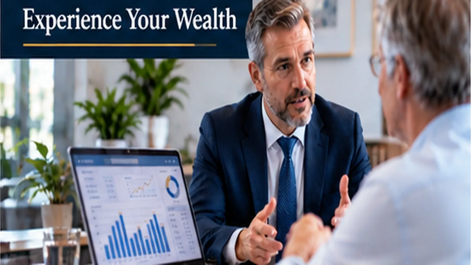 Illustrative AI-generated scene for the Experience Your Wealth case study