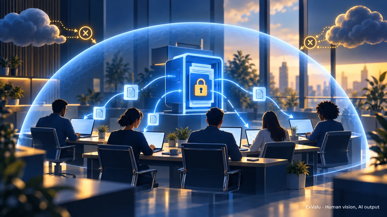 Illustration for Safe AI use