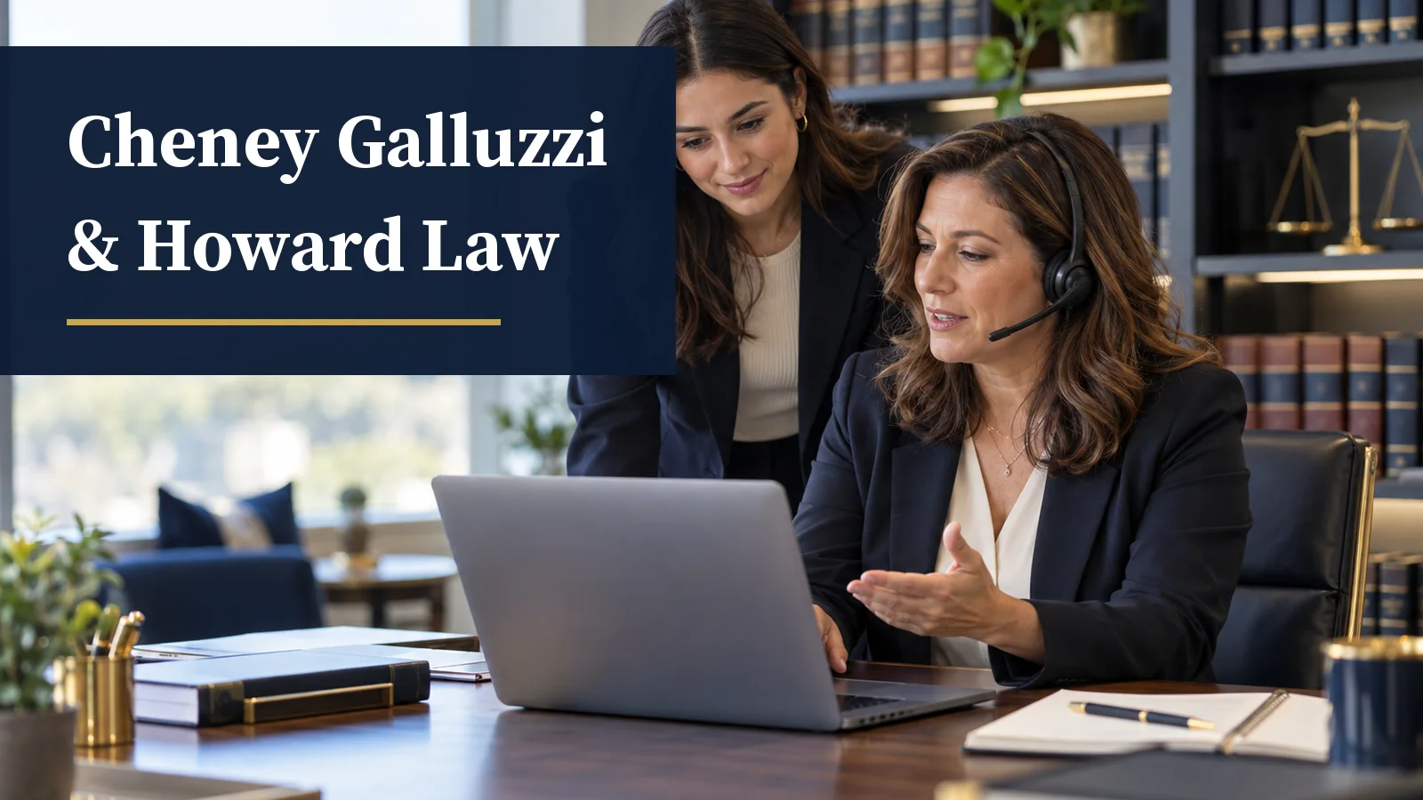 Illustrative AI-generated scene for the Cheney Galluzzi & Howard Law case study