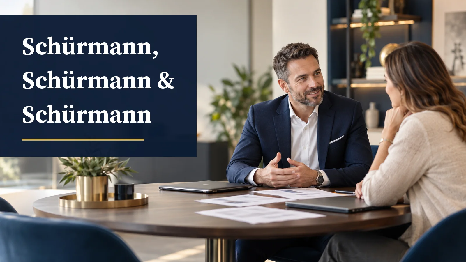 Illustrative AI-generated scene for the Schürmann, Schürmann & Schürmann Steuerberatung GmbH case study