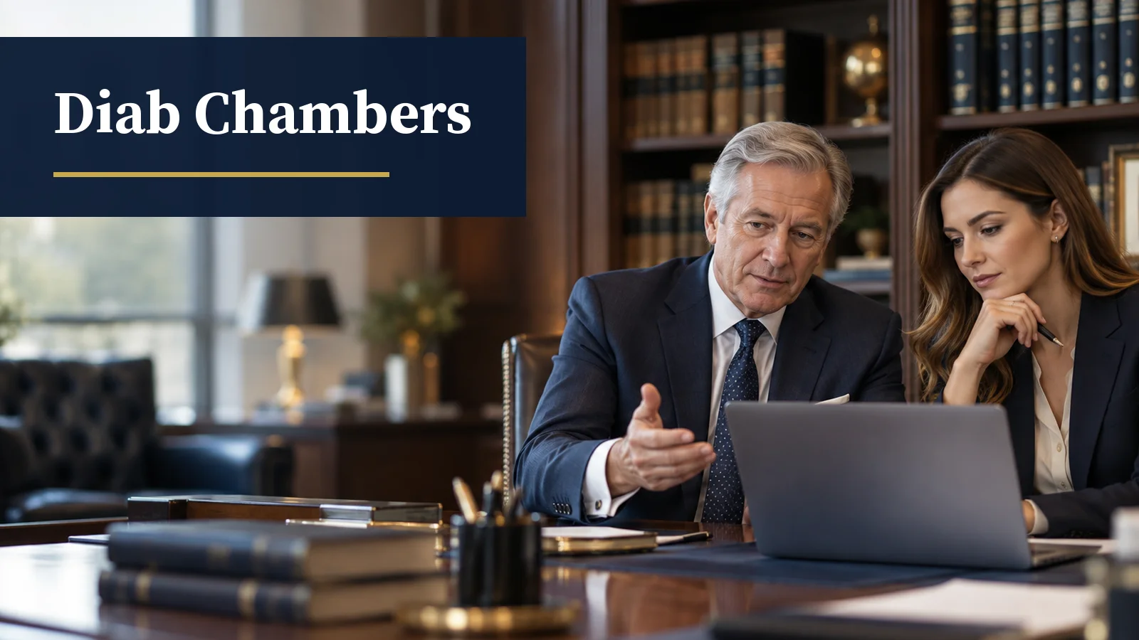 Illustrative AI-generated scene for the Diab Chambers LLP case study