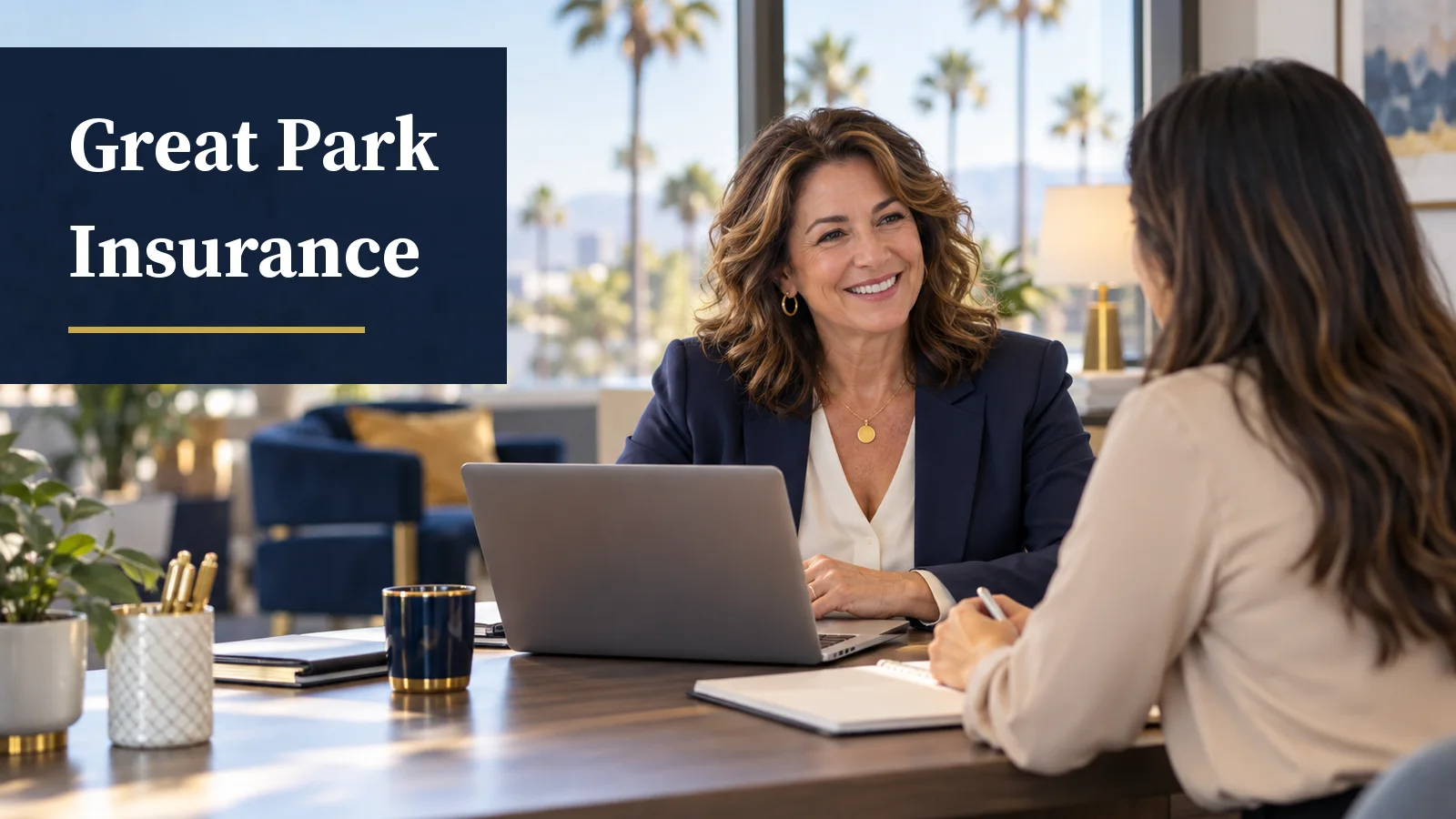 Illustrative AI-generated scene for the Great Park Insurance case study