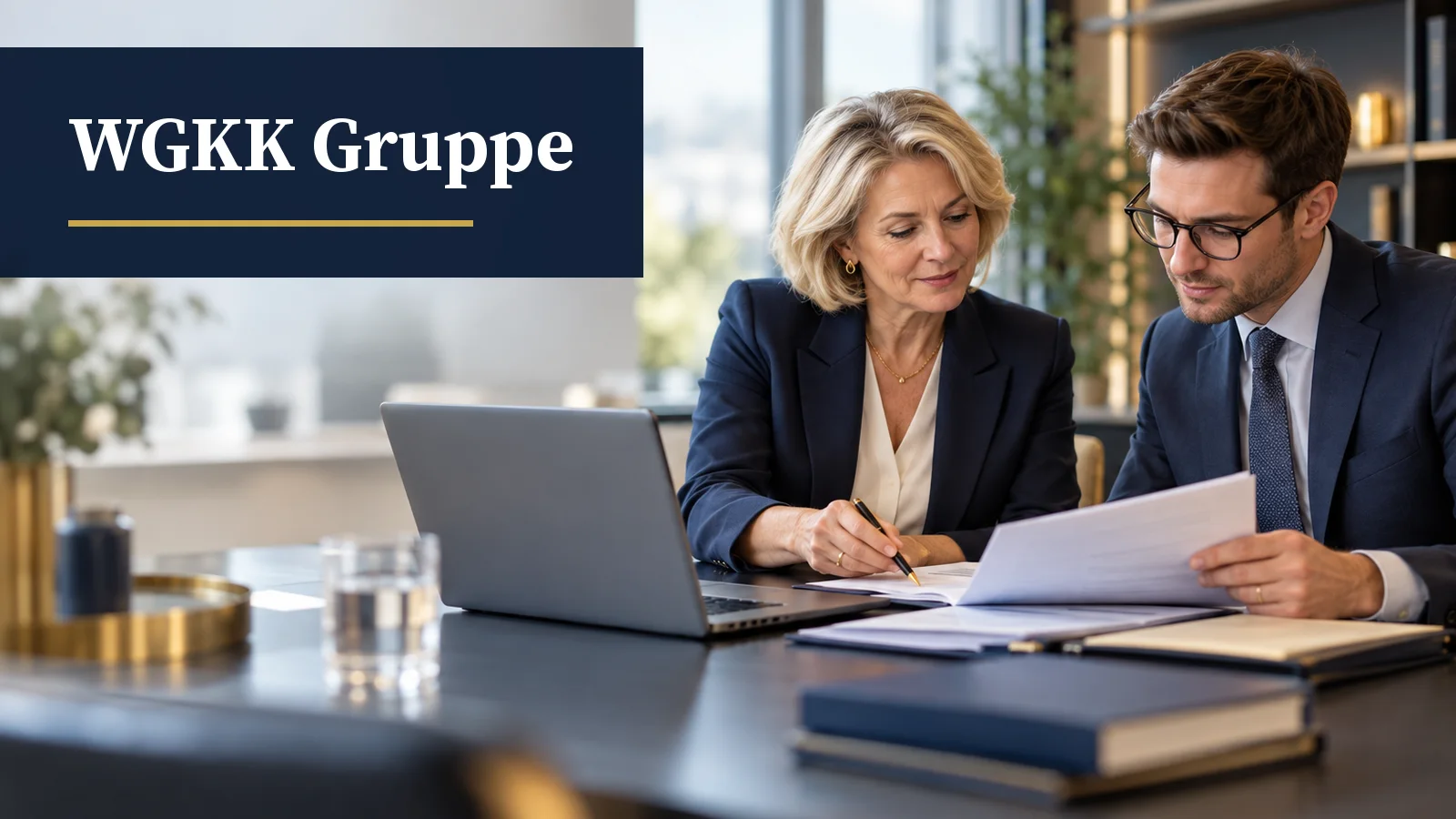 Illustrative AI-generated scene for the WGKK Gruppe case study