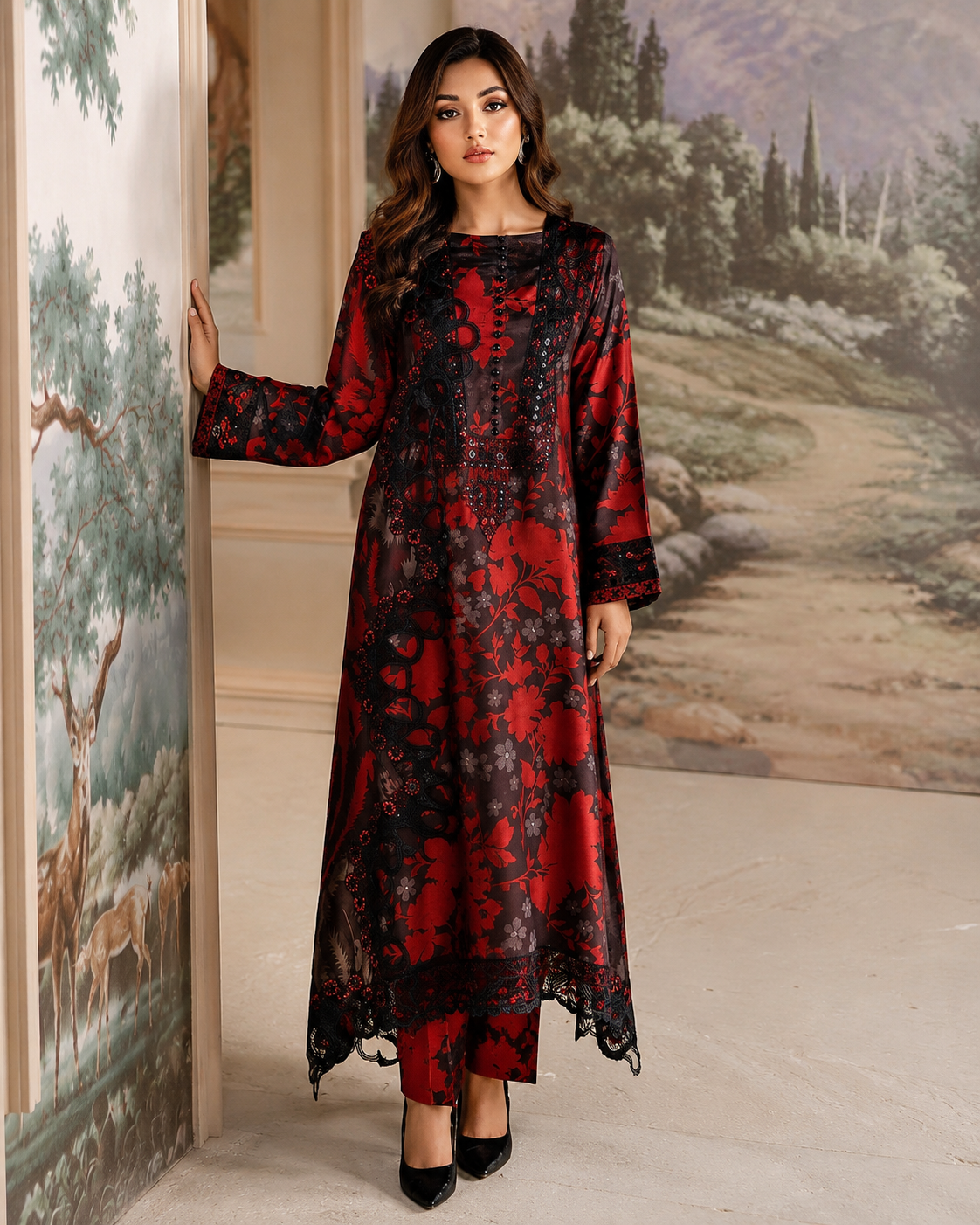 Printed Lawn Suits