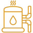 Water heater repair and plumbing service warning sign
