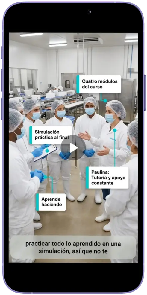 Tutor virtual para curso de capacitación por WhatsApp