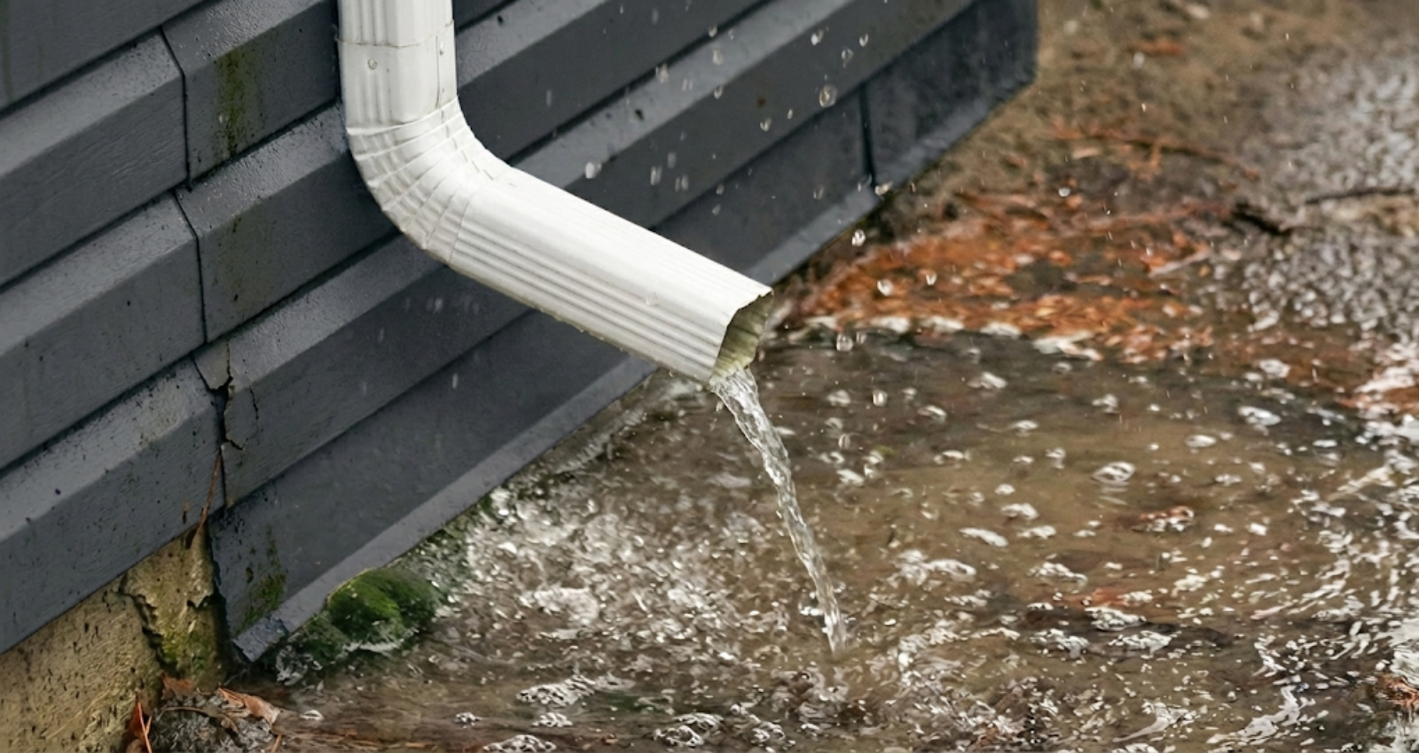 Water pooling near foundation Houston drainage problem