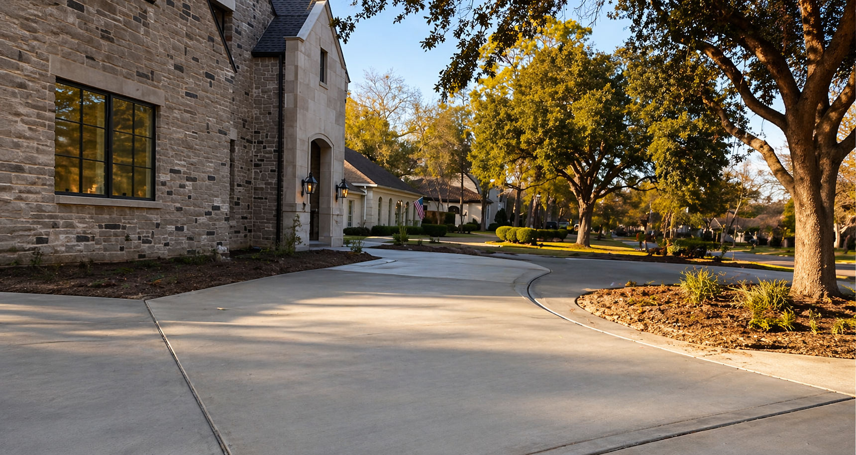 Stamped Concrete Patio Finish