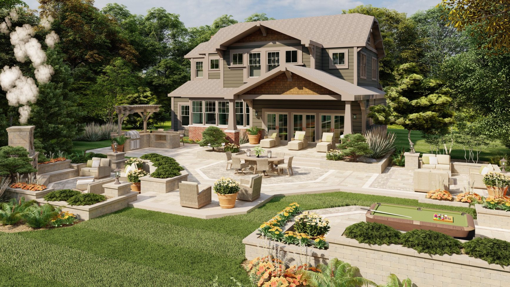 3D Landscape Design and Master Planning
