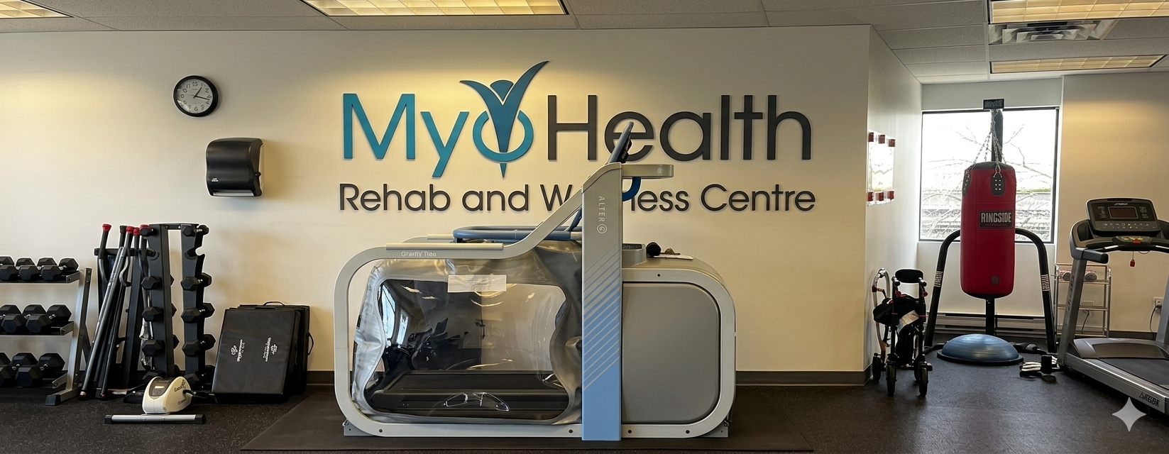 Inside MyoHealth Rehab and Wellness Centre, Scarborough