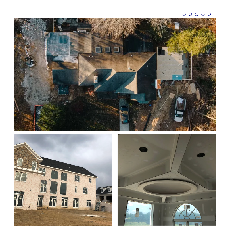 Roofing services by a home construction company in Centreville, VA 