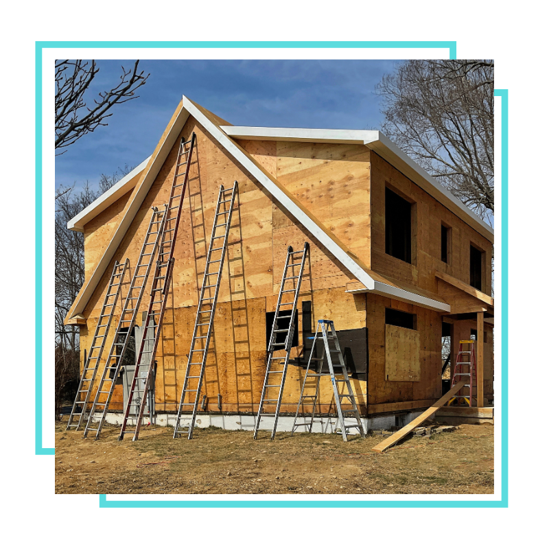 General Contractor in Chantilly, VA reviewing home project plans