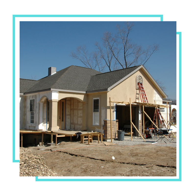 Custom home addition builder reviewing a Fairfax project plan 