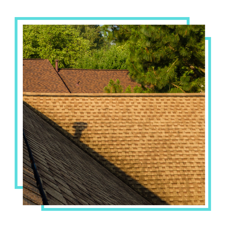 Commercial roofing contractors working on a Chantilly property