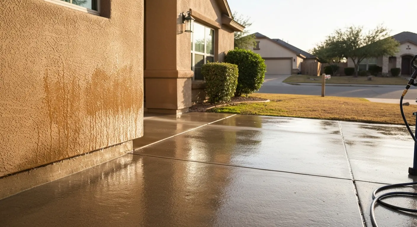 Pressure washing service