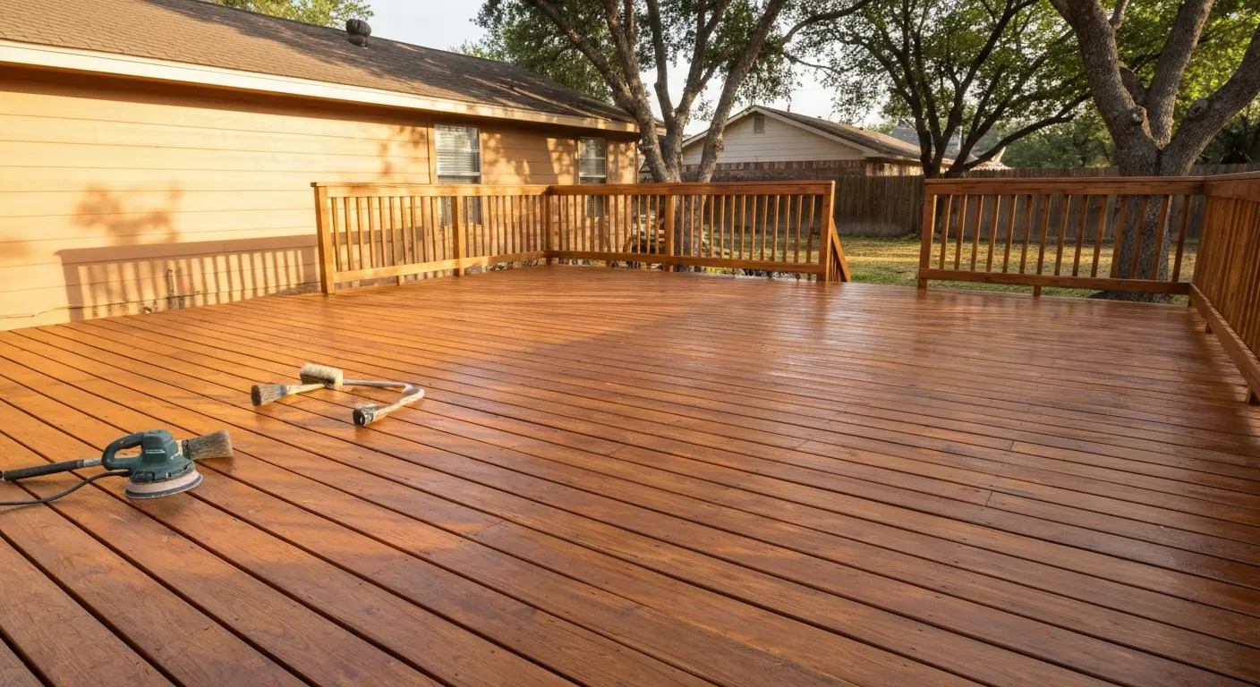 Deck repair and refinishing