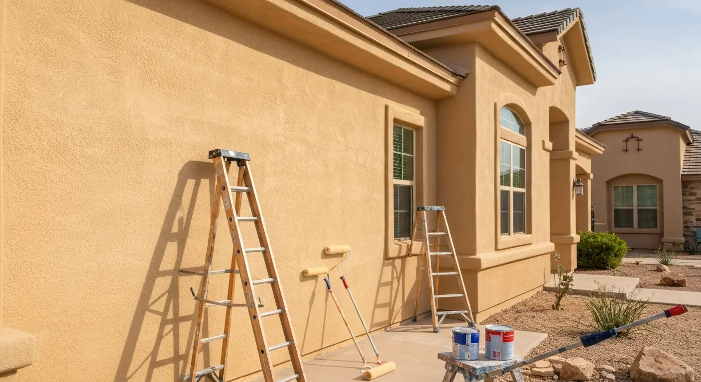 Exterior house painting service