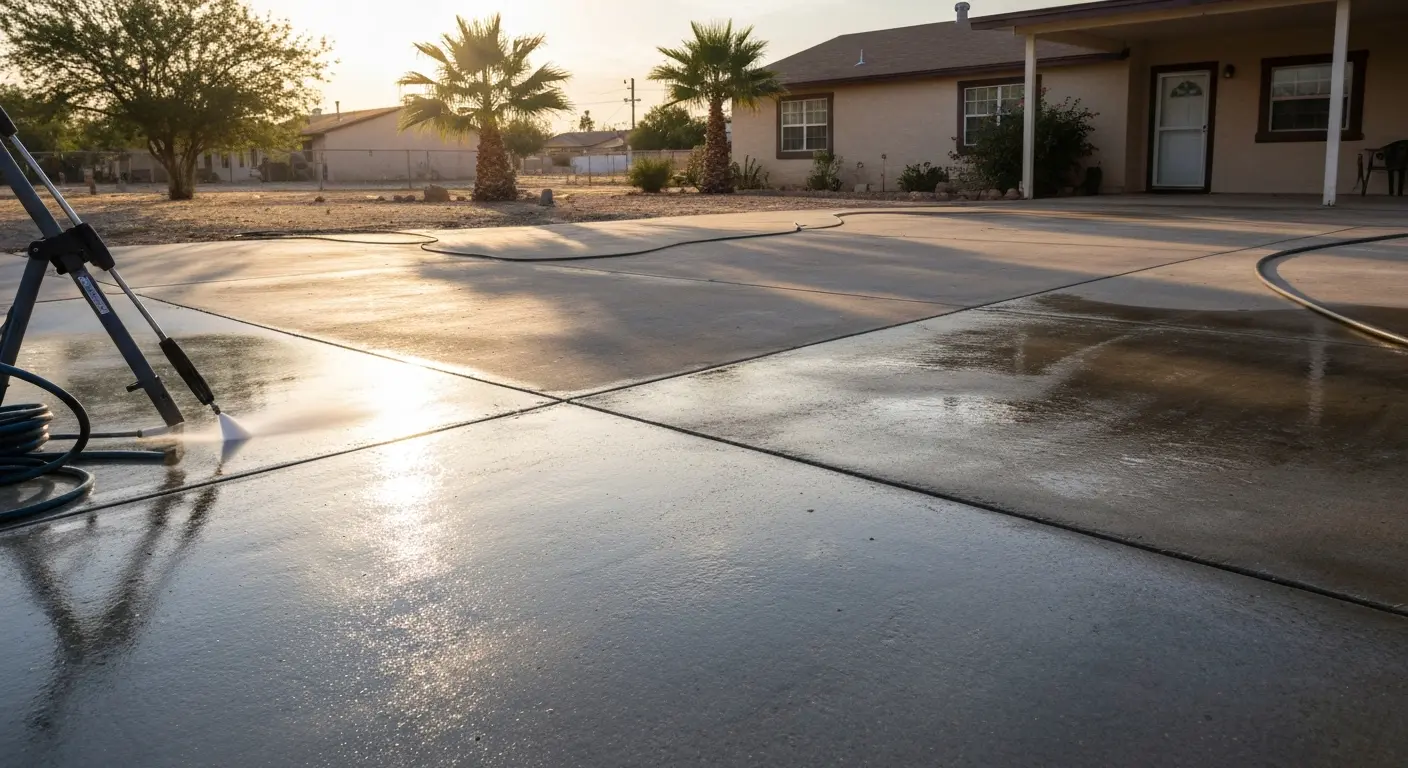 Pressure washing in Pharr