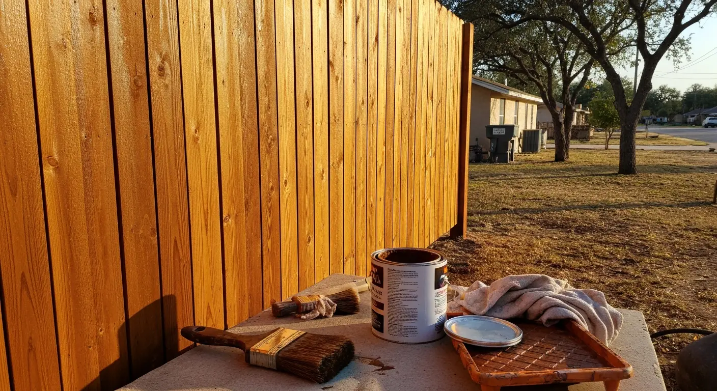 Wood staining project