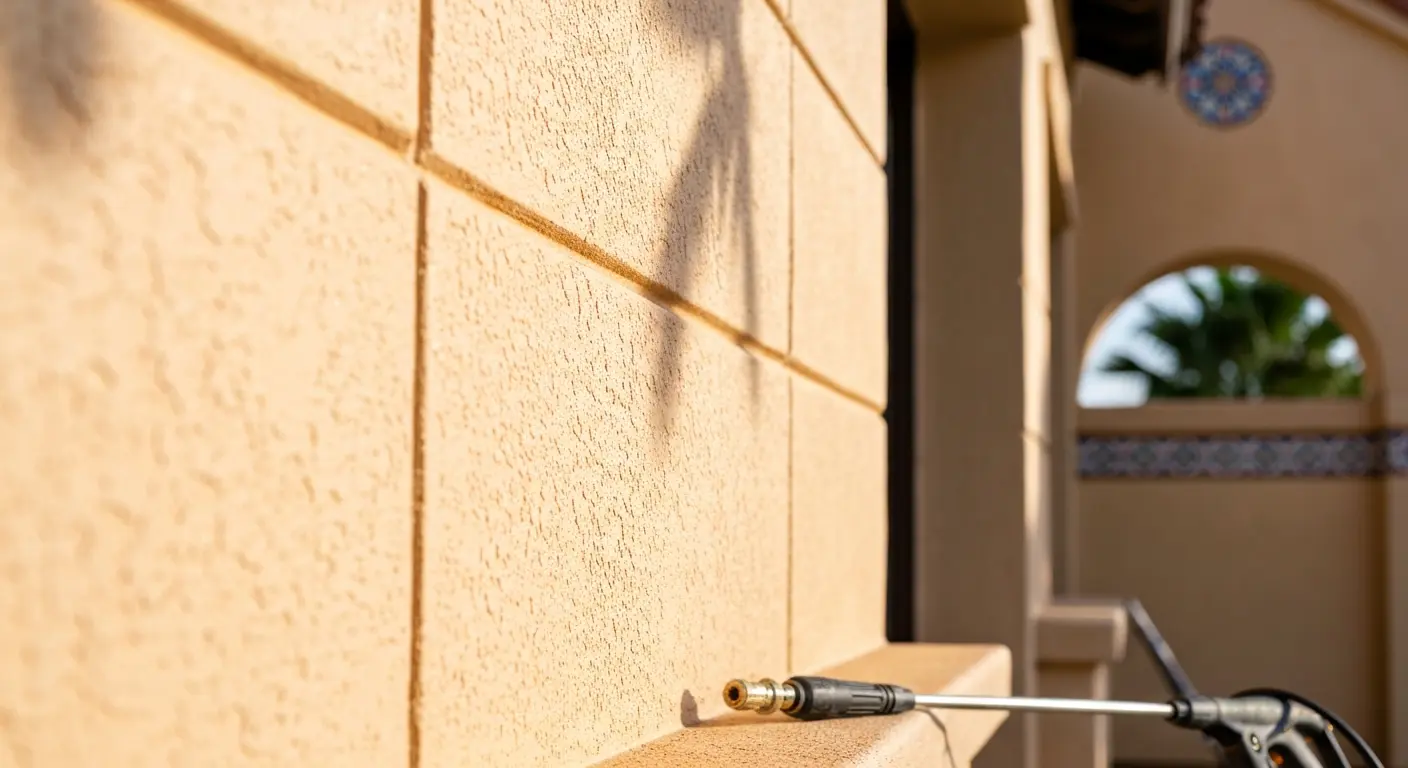 Stucco cleaning service