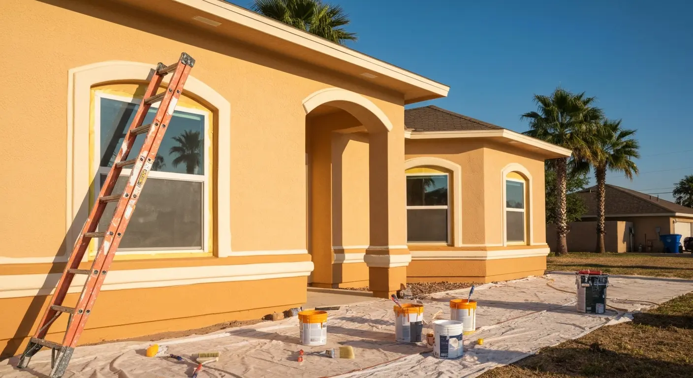 Exterior painting project