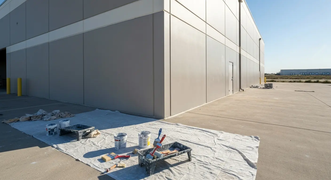 Commercial painting project