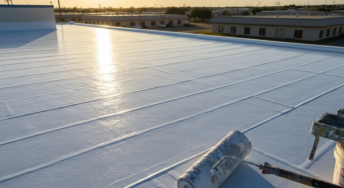 Roof coating system