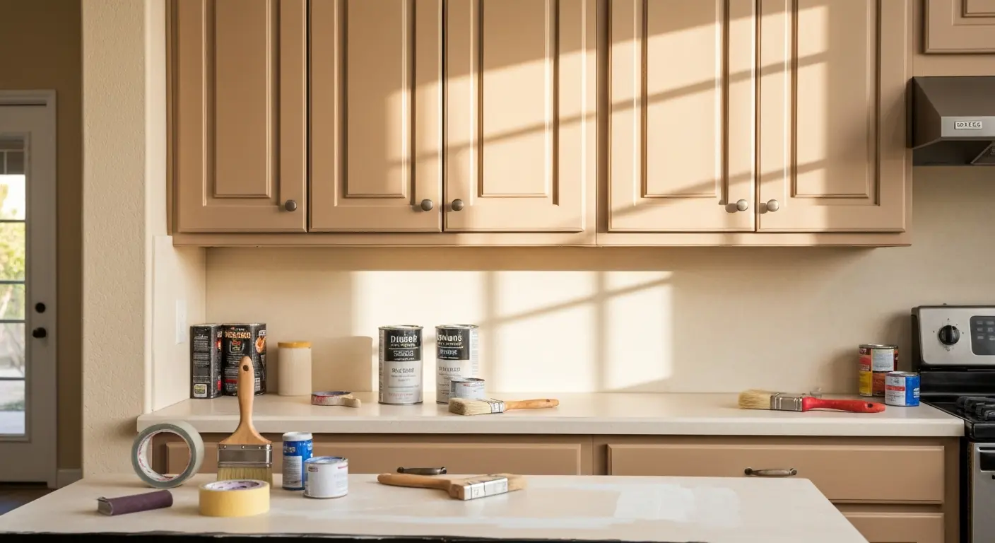 Cabinet painting project