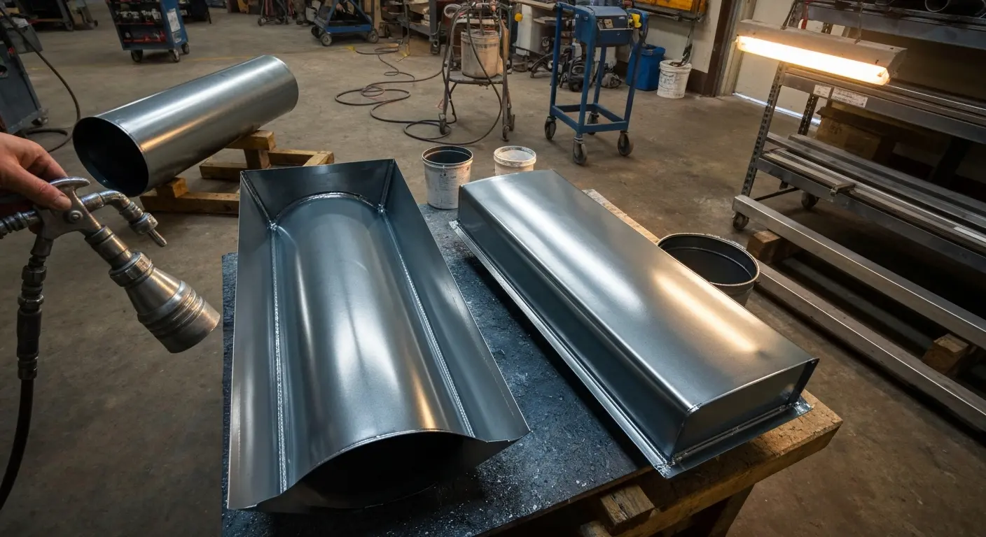 Equipment coating application