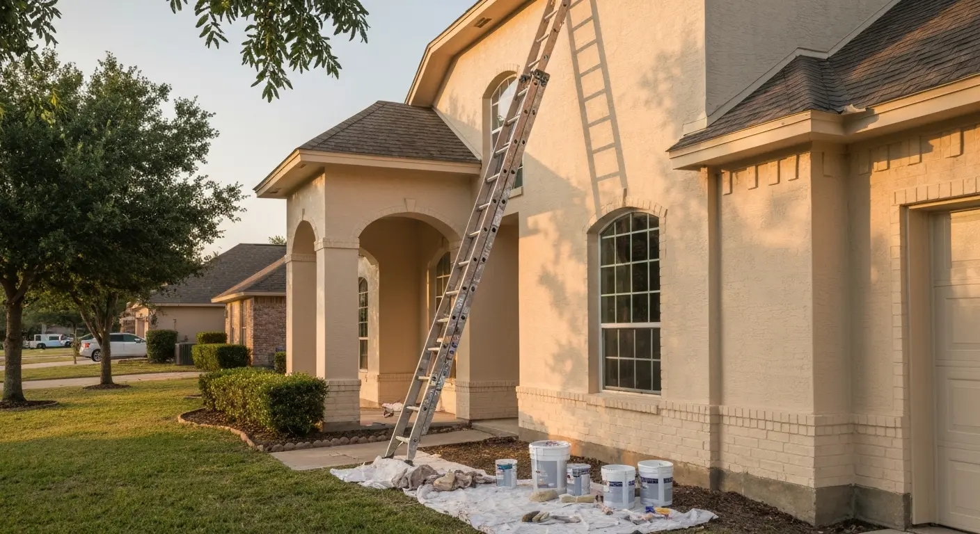Exterior painting project