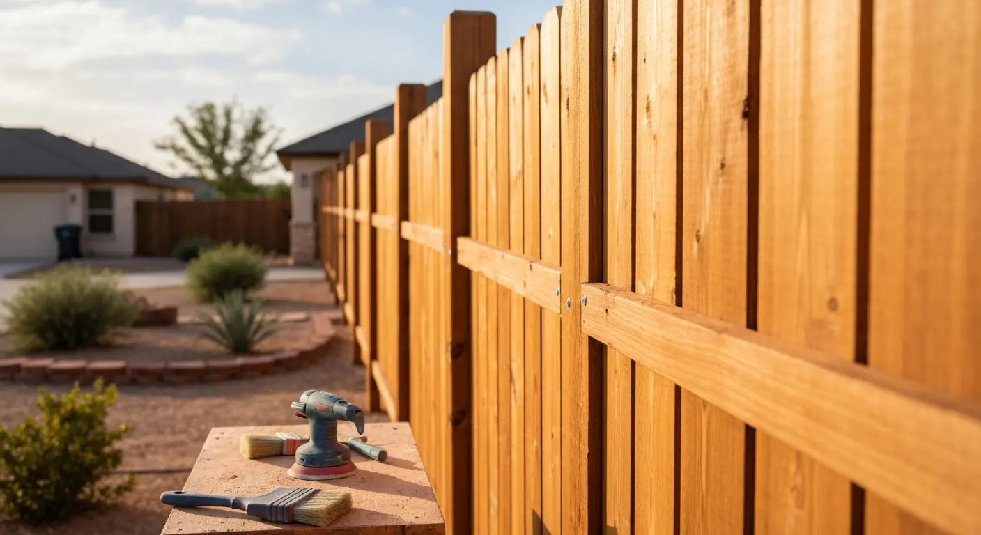 Wood repair and staining