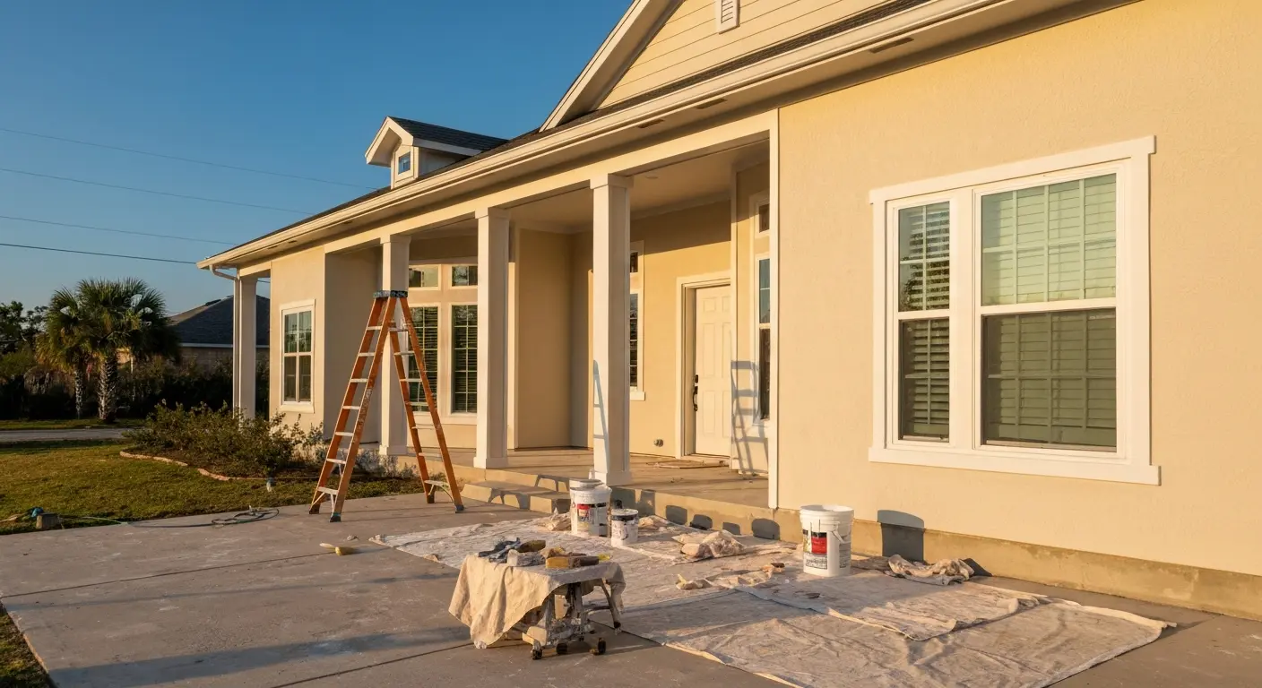 Exterior painting service
