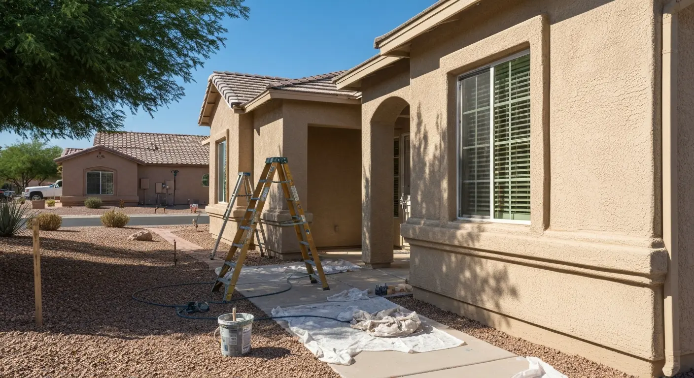 Exterior painting project