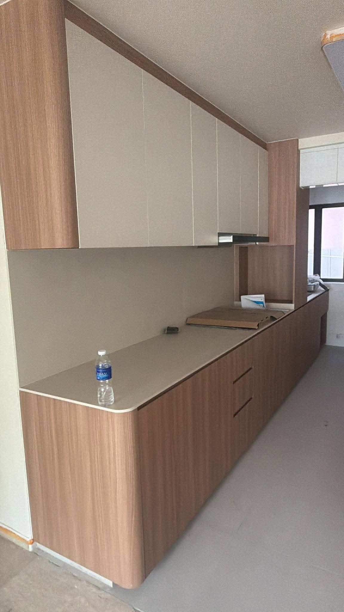 Wardrobe interior with drawers and rails fitted