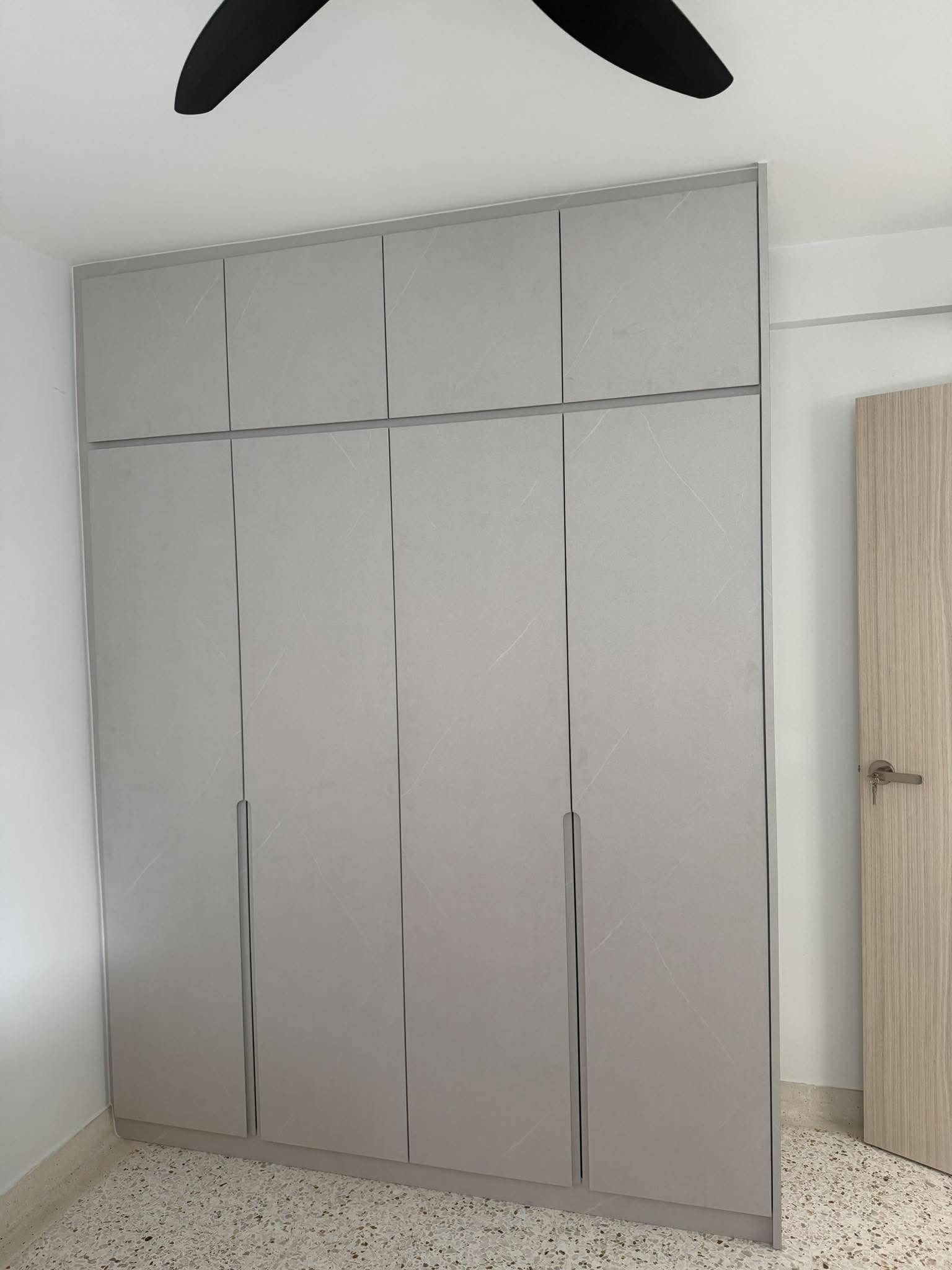 Kitchen cabinet refinish with clean joinery