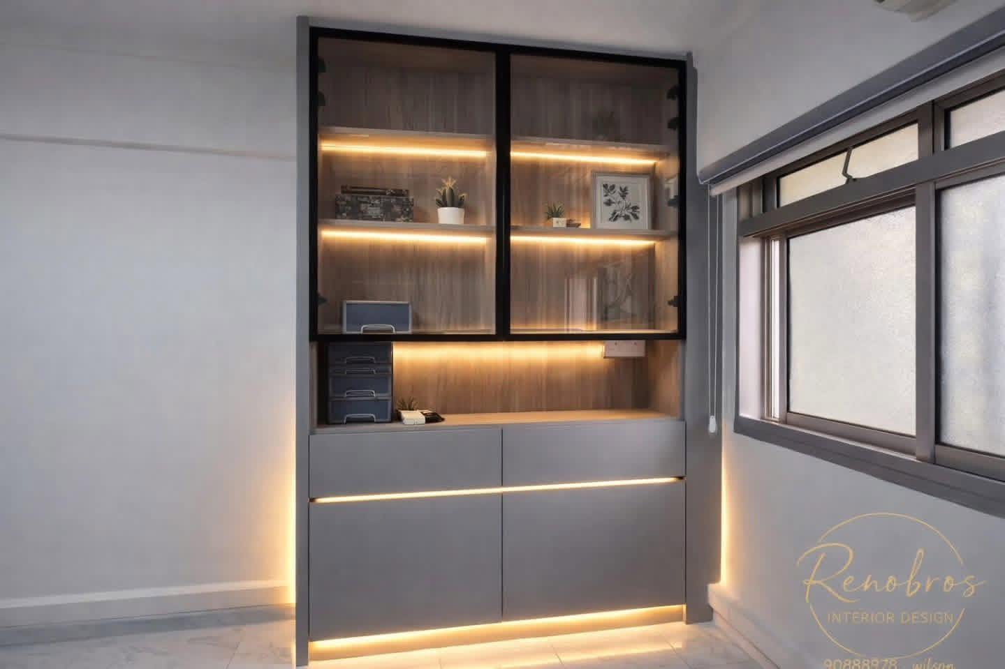 Electrical light installation on a ceiling