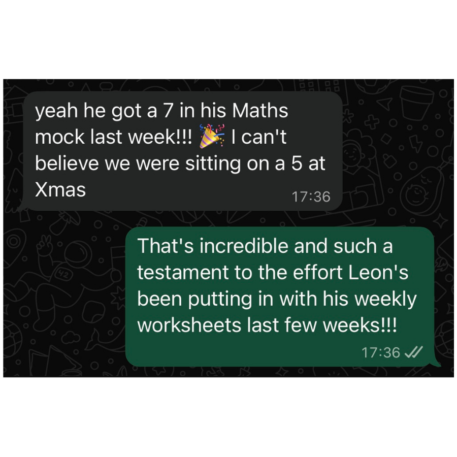 Parent testimonial