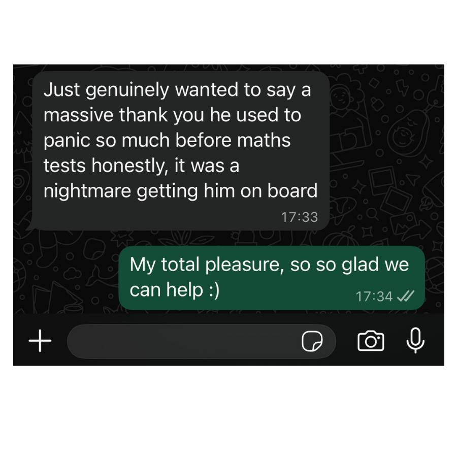 Parent testimonial