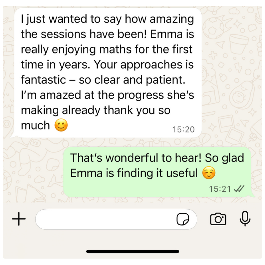 Parent testimonial