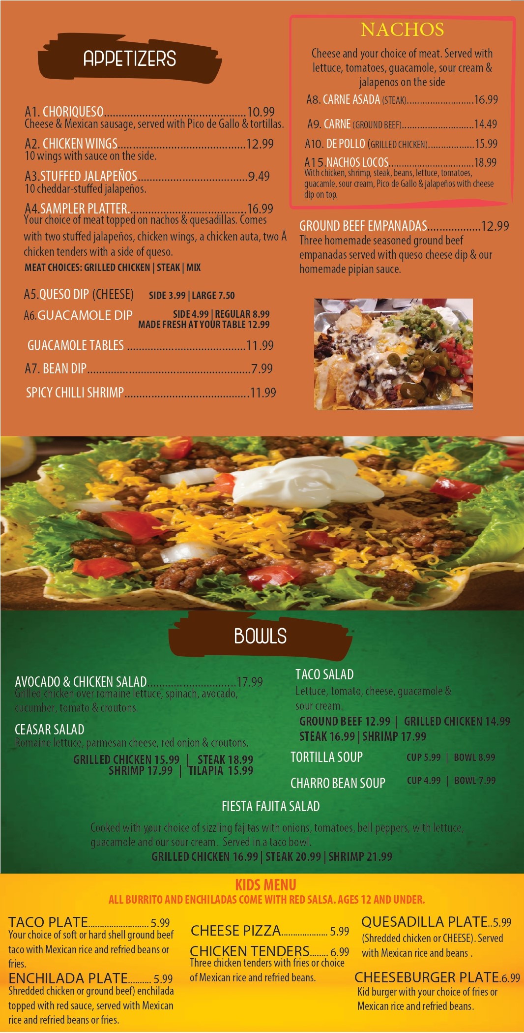 la-fiesta-mexican-grille-menu