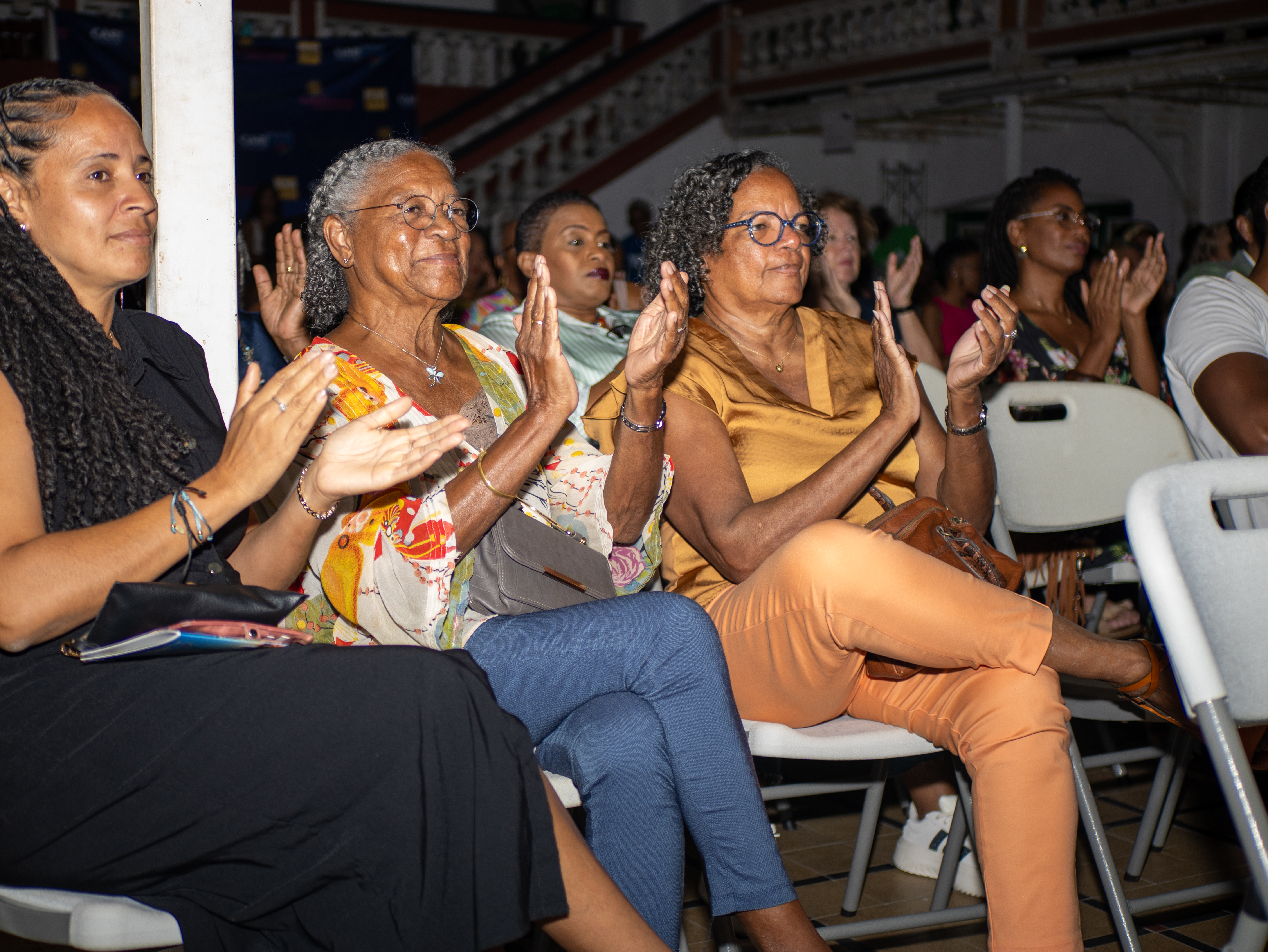 The Curaçao Slam audience on its feet