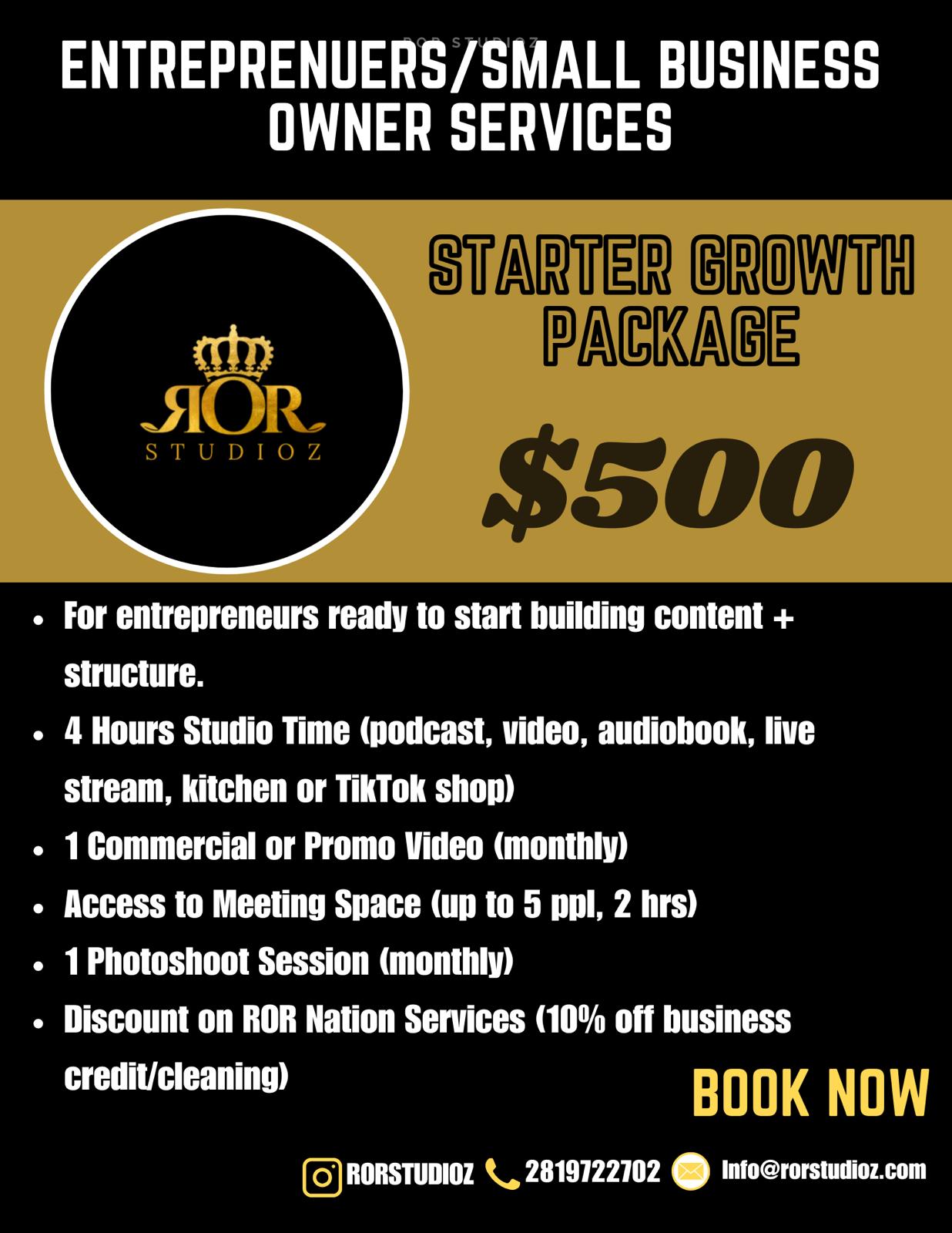 Business Owner Services | Growth Packages – ROR Studioz